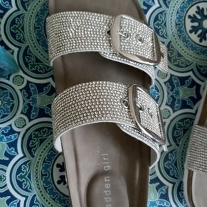 Madden Girl Bedazzled Open Toed Shoes